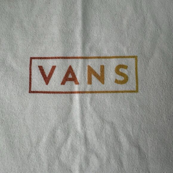 VANS Mens Classic Fit T-Shirt White Size Small - Picture 6 of 10